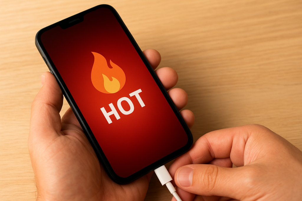 داغ شدن گوشی