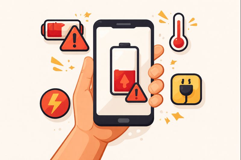شارژ نگه نداشتن گوشی