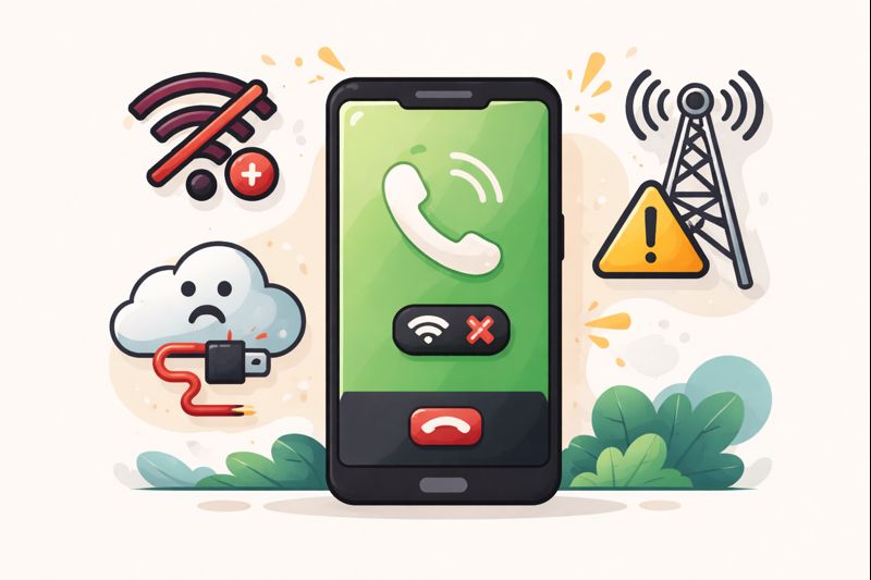 قطع شدن اینترنت موقع تماس